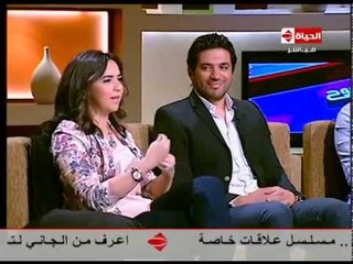 بوضوح - عمرو الليثي " يوقع " بين إيمي و حسن الرداد : بس أنتي عديتي موضوع الضرب عادي
