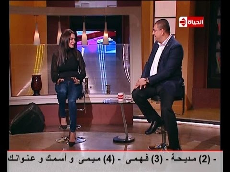 بوضوح - أول ظهور كإعلامية لزوجة الفنان يوسف الشريف " إنجى علاء " وتقدم البرنامج مع عمرو الليثى