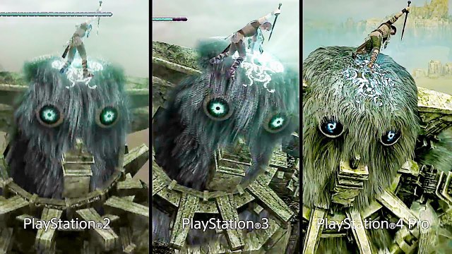 SHADOW OF THE COLOSSUS : PS2 Vs PS3 Vs PS4