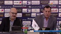 المؤتمر الصحفي لمنتخب العراق قبل مباراته مع المنتخب القطري 25 - 12 - 2017 / قناة ابو ظبي الرياضية