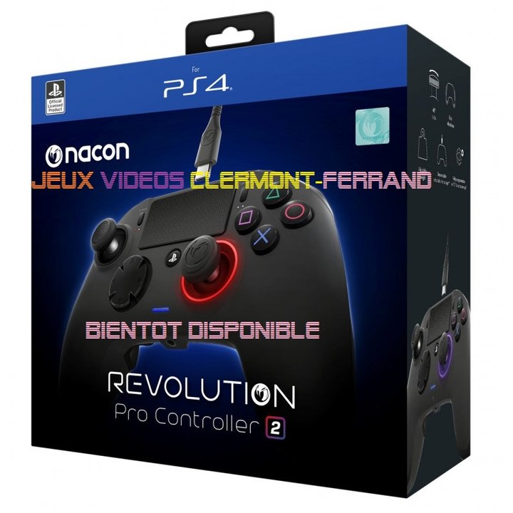 Jeux Vidéos clermont-ferrand - Nacon Revolution 2 Pro Controller PS4 ( Prochainement )