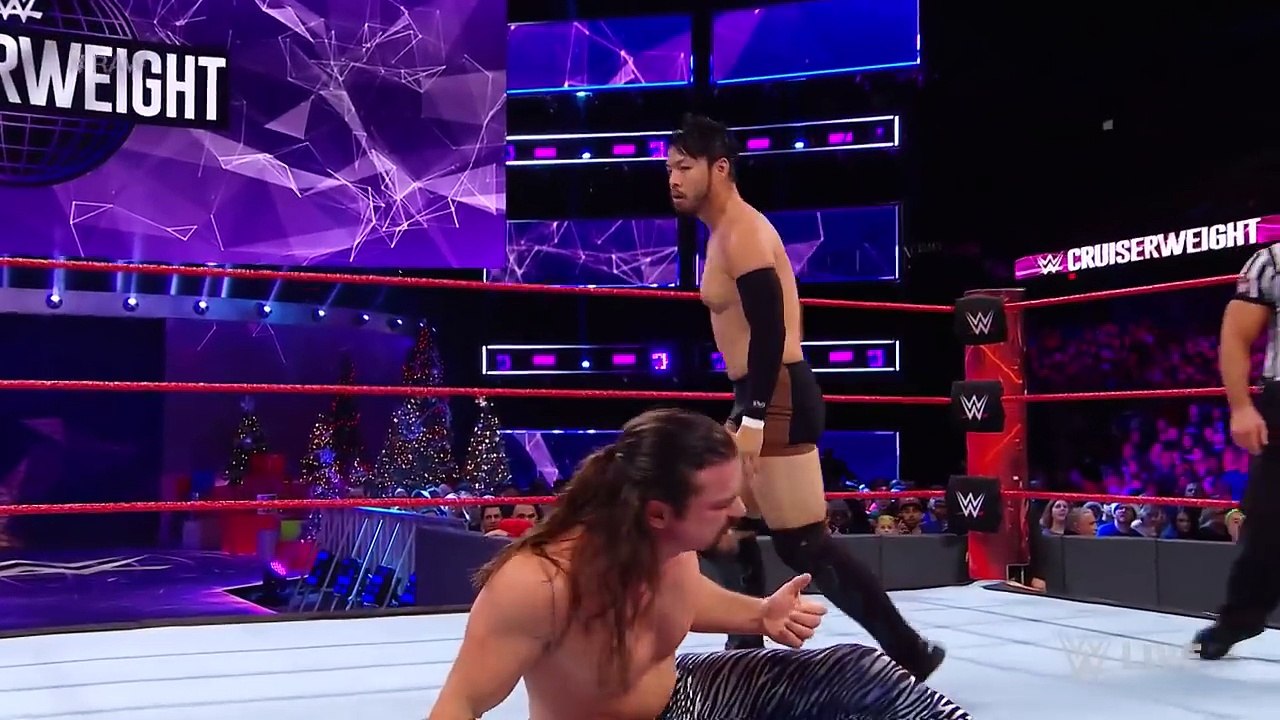 Hideo Itami vs. The Brian Kendrick: Raw, Dec. 25, 2017
