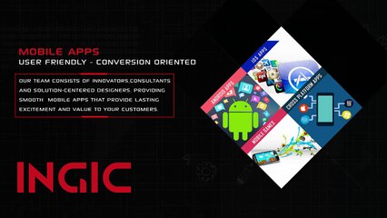 INGIC - A one-stop solution to your design, development, and marketing needs.