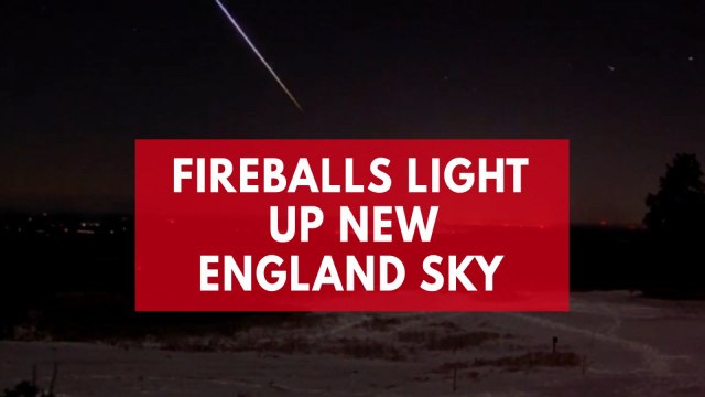 A possible meteor is reported across New England