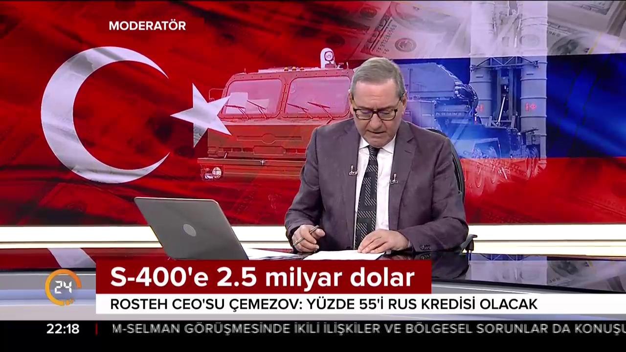 S-400'e 2.5 milyar dolar