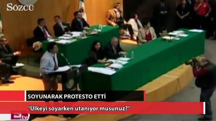 ''Siz ülkeyi soyarken utanıyor musunuz?"