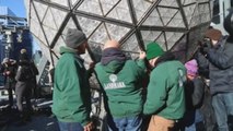 Últimos preparativos en Nueva York para despedir el año en Times Square