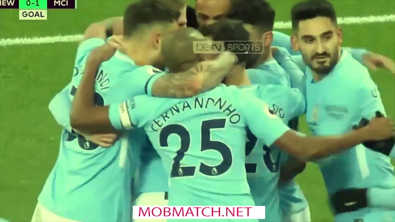 ملخص مباراة مانسشتر سيتي و نيوكسل يوناتيد 1-0 {فوز صعب للسيتي} الدوري الانجليزي