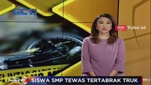 Siswa SMP Tewas Tertabrak Truk, Sang Ibu Histeris