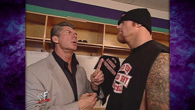 The Undertaker & Vince McMahon Backstage Segment 12/27/01
