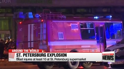 Explosion injures at least 10 at St. Petersburg supermarket