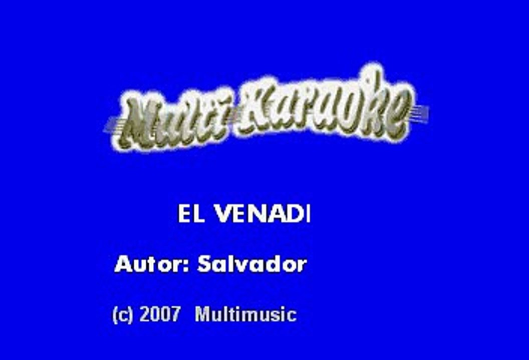 Valentin Elizalde - El venadito (Karaoke)