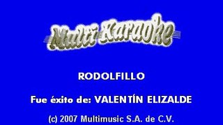 Valentin Elizalde - Rodolfillo (Karaoke)