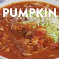 Pumpkin Turkey Chili with Roasted Poblano Peppers