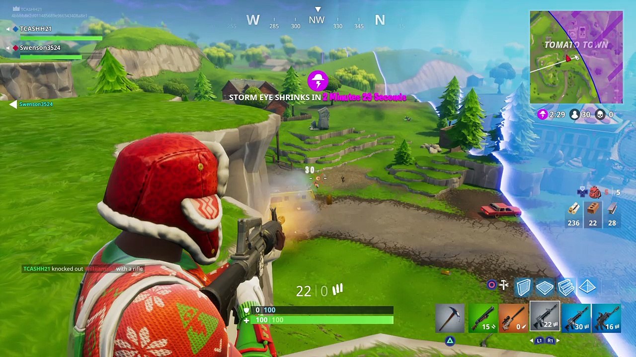 Fortnite Intense Gameplay