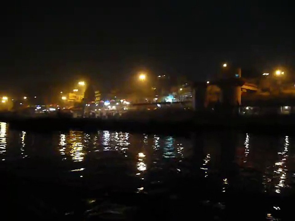 Sunset boat ride on the Ganges