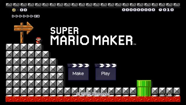 Mario Maker - Part 1 - Death on the Title Screen
