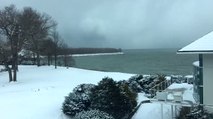 Timelapse Shows Storm Clouds Rolling Across Lake Erie