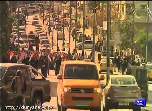 Israeli soldiers beat journalists upon covering protest against Jerusalem move