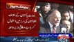 Ahsan Iqbal addresses media in Quetta