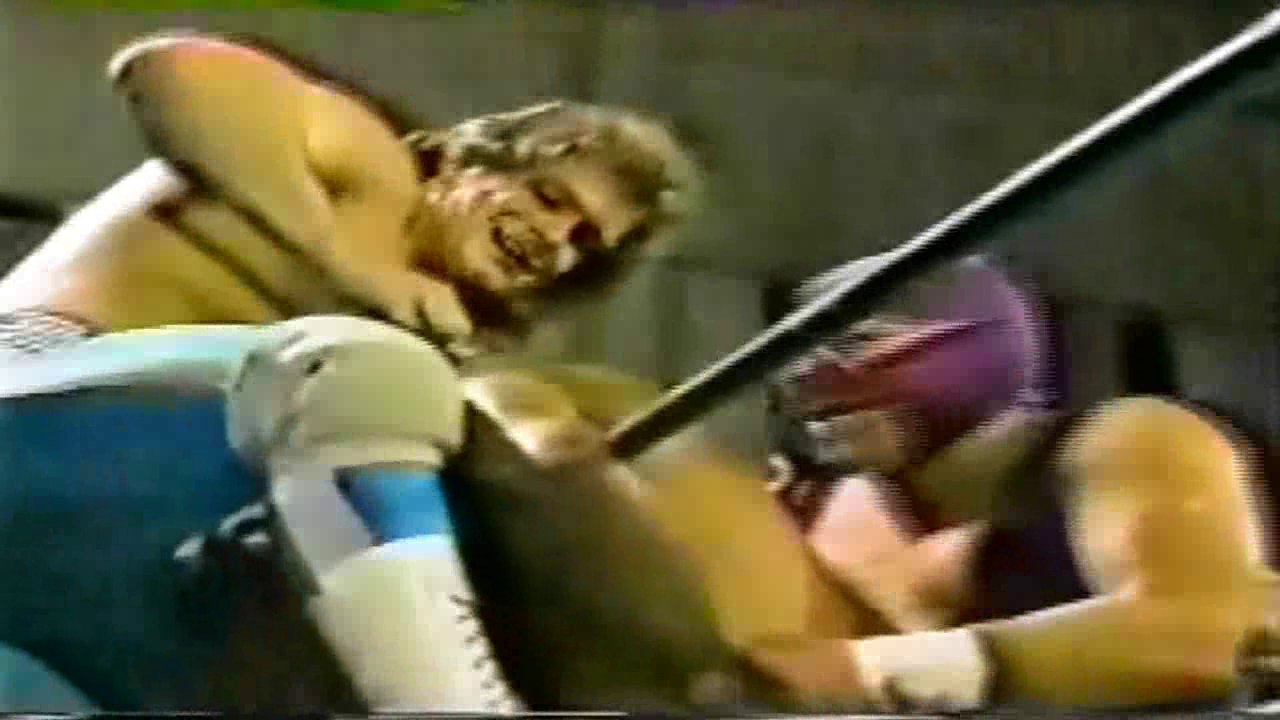 Villano III, Dos Caras & Chris Benoit "Pegasus Kid" vs Fishman, Rambo & The Killer | UWA 04/10/1992