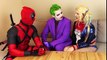 DEADPOOL gets Between JOKER & HARLEY QUINN - Real Life Superhero Movie | Superheroes | Spiderman | Superman | Frozen Elsa | Joker