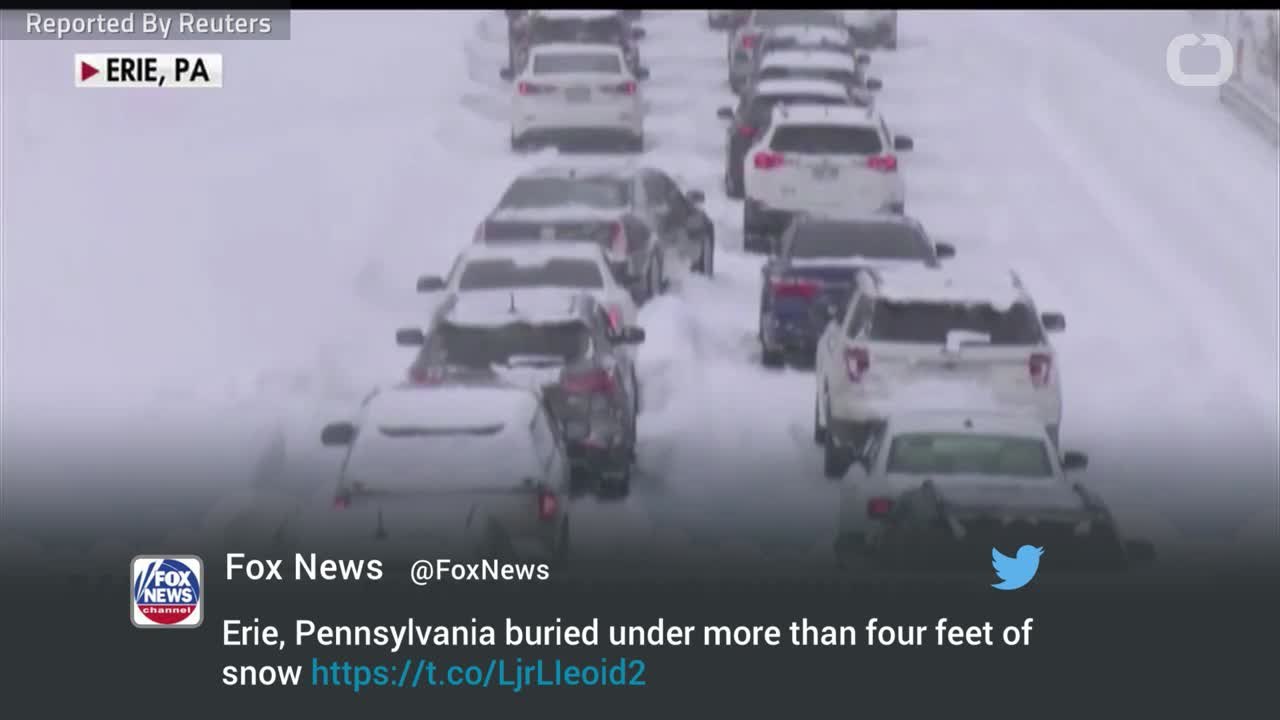 Erie, Pennsylvania, Buried Under Immense Snowfall video Dailymotion