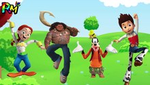 Wrong Legs Maui Toy Story Jessie Paw Patrol Ryder Goofy Finger family Nursery Rhymes for kids