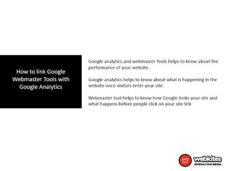 Important Sections in Google Webmaster Tools