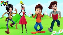 Wrong Heads Goofy Paw Patrol Toy Story Scarlet Finger family Nursery Rhymes for