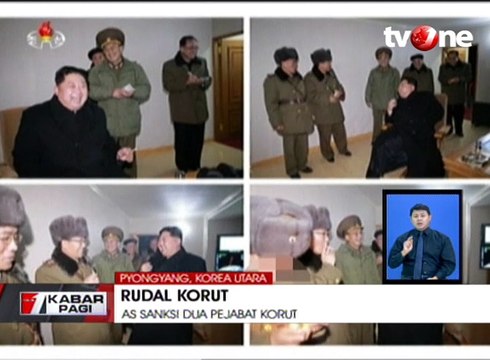 Terkait Rudal Balistik, AS Beri Sanksi Dua Pejabat Korut