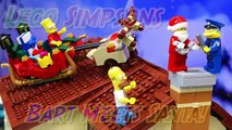 Lego Simpsons Bart and Police Capture Santa Claus at Christmas