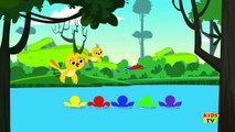 Five Little Ducks Went Swimming One Day Duck Song Nursery Rhymes  Kid