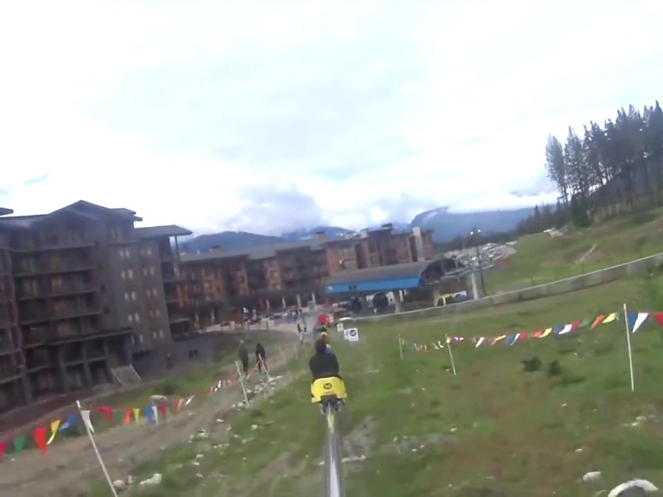 Une descente vertigineuse à travers la montagne : ces luges sur rail sont incroyables