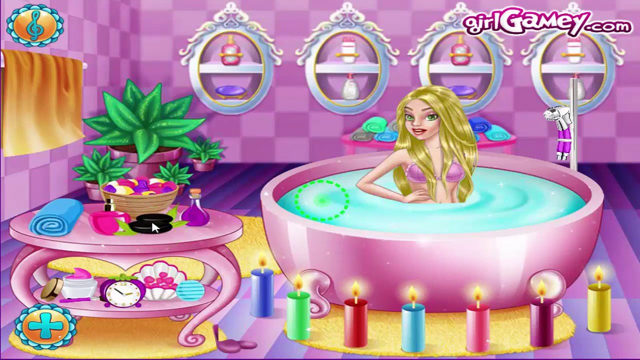 Barbie At The Super Spa dress up for girls