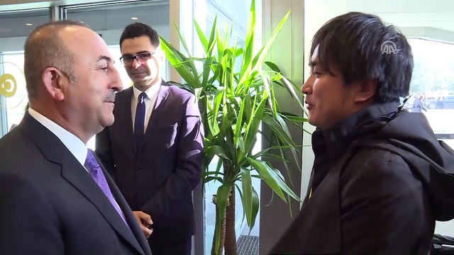 Dışişleri Bakanı Çavuşoğlu, Japonya Dışişleri Bakanı Taro Kono ile görüştü -Gazetecilerle Japonca sohbet - ANKARA