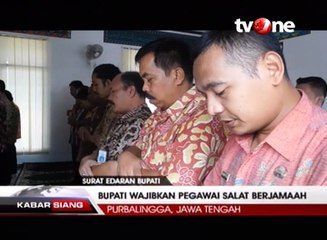 Bupati Wajibkan Pegawai Salat Berjamaah Tepat Waktu
