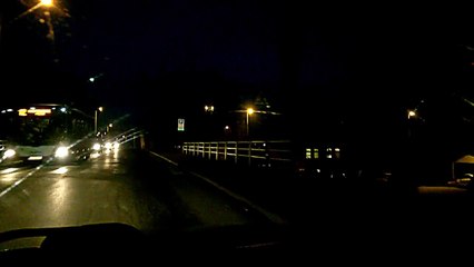 Busy do Holandii. Jazda w nocy