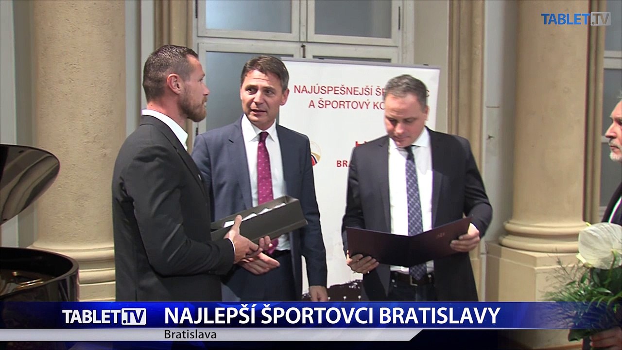 Oceňovali najúspešnejších športovcov Bratislavy