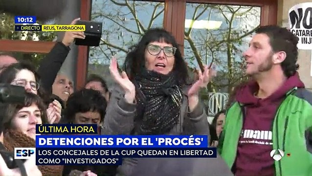 La juez deja en libertad a los dos concejales de la CUP de Reus tras negarse a declarar