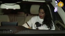 Jhanvi Kapoor Spotted At Tip & Toe, Juhu