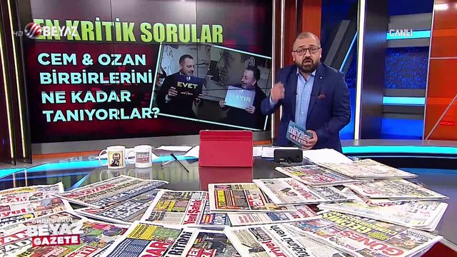 Cem Yılmaz ile Ozan Güven'e kritik sorular