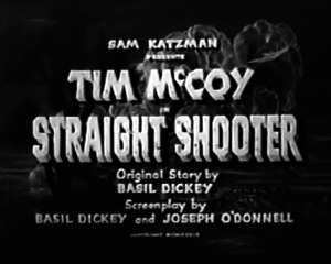 Straight Shooter (1939) TIM McCOY part 1/2