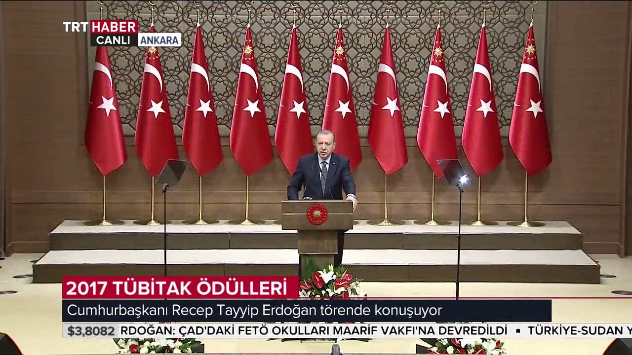 Cumhurbaşkanı Erdoğan TÜBİTAK Ödülleri'nin sahiplerini açıkladı.