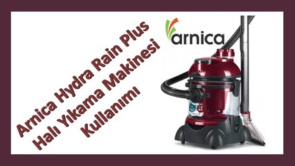 arnica hydra rain plus hydra rain hali yikama makinesi kullanimi dailymotion video
