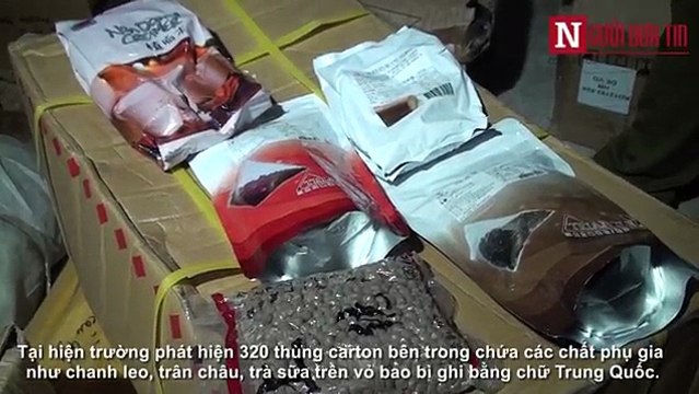 Bắt giữ 4 tấn hương liệu không rõ nguồn gốc tại Hà Nội