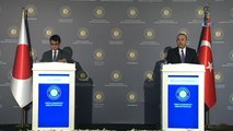 Dışişleri Bakanı Çavuşoğlu, Japon Mevkidaşı ile Ortak Basın Toplantısı Düzenledi