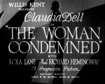 The Woman Condemned (1934) CRIME-MYSTERY part 1/2