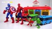 Marvel Avengers bigger and smaller transform! Hulk, Spider Man, Iron Man rush! - DuDuPopTOY