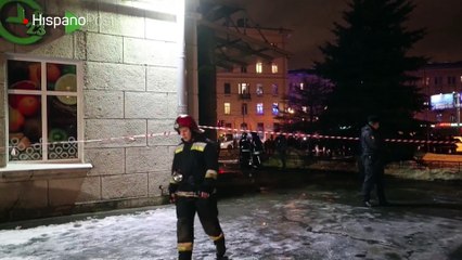 Diez heridos en explosión en un supermercado de San Petersburgo